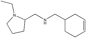 (cyclohex-3-en-1-ylmethyl)[(1-ethylpyrrolidin-2-yl)methyl]amine Struktur