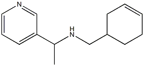 (cyclohex-3-en-1-ylmethyl)[1-(pyridin-3-yl)ethyl]amine Struktur