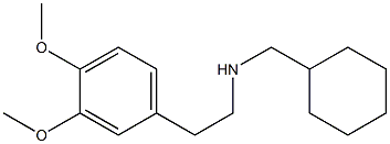 (cyclohexylmethyl)[2-(3,4-dimethoxyphenyl)ethyl]amine Struktur