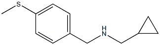 (cyclopropylmethyl)({[4-(methylsulfanyl)phenyl]methyl})amine Struktur