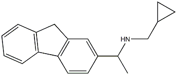 (cyclopropylmethyl)[1-(9H-fluoren-2-yl)ethyl]amine Struktur