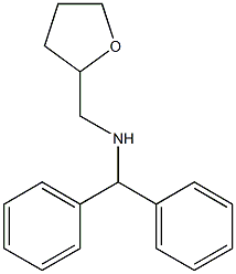 (diphenylmethyl)(oxolan-2-ylmethyl)amine Struktur