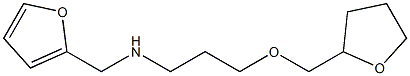 (furan-2-ylmethyl)[3-(oxolan-2-ylmethoxy)propyl]amine Struktur