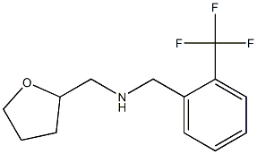 (oxolan-2-ylmethyl)({[2-(trifluoromethyl)phenyl]methyl})amine Struktur