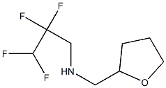 (oxolan-2-ylmethyl)(2,2,3,3-tetrafluoropropyl)amine Struktur