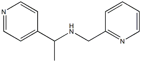 (pyridin-2-ylmethyl)[1-(pyridin-4-yl)ethyl]amine Struktur