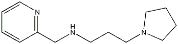 (pyridin-2-ylmethyl)[3-(pyrrolidin-1-yl)propyl]amine Struktur