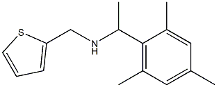 (thiophen-2-ylmethyl)[1-(2,4,6-trimethylphenyl)ethyl]amine Struktur