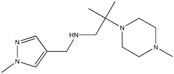 [(1-methyl-1H-pyrazol-4-yl)methyl][2-methyl-2-(4-methylpiperazin-1-yl)propyl]amine Struktur