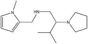 [(1-methyl-1H-pyrrol-2-yl)methyl][3-methyl-2-(pyrrolidin-1-yl)butyl]amine Struktur