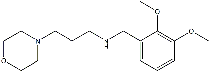 [(2,3-dimethoxyphenyl)methyl][3-(morpholin-4-yl)propyl]amine Struktur