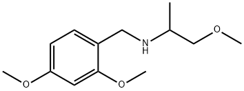 [(2,4-dimethoxyphenyl)methyl](1-methoxypropan-2-yl)amine Struktur