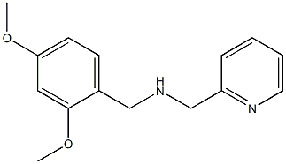 [(2,4-dimethoxyphenyl)methyl](pyridin-2-ylmethyl)amine Struktur