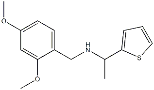 [(2,4-dimethoxyphenyl)methyl][1-(thiophen-2-yl)ethyl]amine Struktur