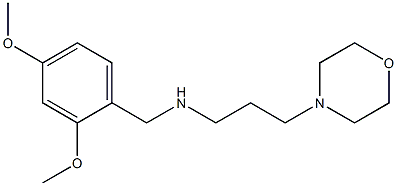 [(2,4-dimethoxyphenyl)methyl][3-(morpholin-4-yl)propyl]amine Struktur