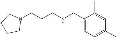 [(2,4-dimethylphenyl)methyl][3-(pyrrolidin-1-yl)propyl]amine Struktur