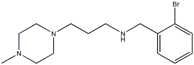 [(2-bromophenyl)methyl][3-(4-methylpiperazin-1-yl)propyl]amine Struktur