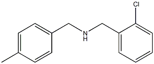 [(2-chlorophenyl)methyl][(4-methylphenyl)methyl]amine Struktur