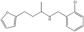 [(2-chlorophenyl)methyl][4-(furan-2-yl)butan-2-yl]amine Struktur