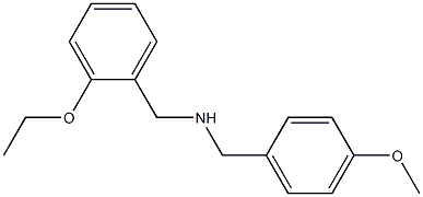 [(2-ethoxyphenyl)methyl][(4-methoxyphenyl)methyl]amine Struktur