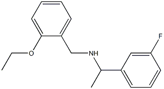 [(2-ethoxyphenyl)methyl][1-(3-fluorophenyl)ethyl]amine Struktur