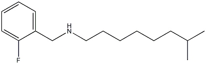 [(2-fluorophenyl)methyl](7-methyloctyl)amine Struktur