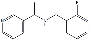 [(2-fluorophenyl)methyl][1-(pyridin-3-yl)ethyl]amine Struktur