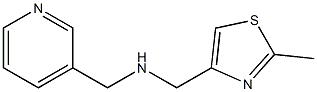 [(2-methyl-1,3-thiazol-4-yl)methyl](pyridin-3-ylmethyl)amine Struktur