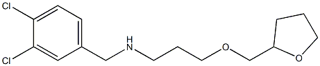 [(3,4-dichlorophenyl)methyl][3-(oxolan-2-ylmethoxy)propyl]amine Struktur