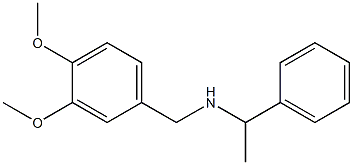 [(3,4-dimethoxyphenyl)methyl](1-phenylethyl)amine Struktur