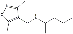 [(3,5-dimethyl-1,2-oxazol-4-yl)methyl](pentan-2-yl)amine Struktur