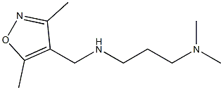 [(3,5-dimethyl-1,2-oxazol-4-yl)methyl][3-(dimethylamino)propyl]amine Struktur