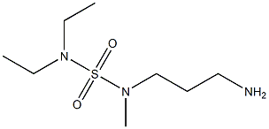 [(3-aminopropyl)(methyl)sulfamoyl]diethylamine Struktur