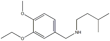 [(3-ethoxy-4-methoxyphenyl)methyl](3-methylbutyl)amine Struktur