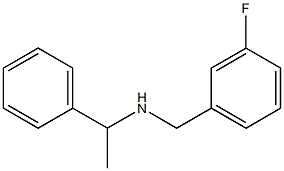 [(3-fluorophenyl)methyl](1-phenylethyl)amine Struktur