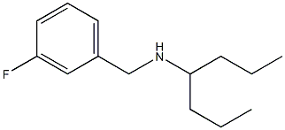 [(3-fluorophenyl)methyl](heptan-4-yl)amine Struktur