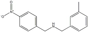 [(3-methylphenyl)methyl][(4-nitrophenyl)methyl]amine Struktur