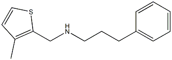 [(3-methylthiophen-2-yl)methyl](3-phenylpropyl)amine Struktur