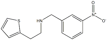 [(3-nitrophenyl)methyl][2-(thiophen-2-yl)ethyl]amine Struktur