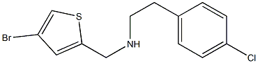 [(4-bromothiophen-2-yl)methyl][2-(4-chlorophenyl)ethyl]amine Struktur