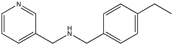 [(4-ethylphenyl)methyl](pyridin-3-ylmethyl)amine Struktur