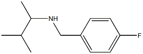 [(4-fluorophenyl)methyl](3-methylbutan-2-yl)amine Struktur