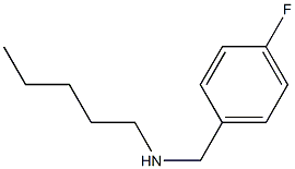 [(4-fluorophenyl)methyl](pentyl)amine Struktur