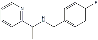 [(4-fluorophenyl)methyl][1-(pyridin-2-yl)ethyl]amine Struktur