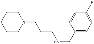 [(4-fluorophenyl)methyl][3-(piperidin-1-yl)propyl]amine Struktur