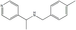 [(4-methylphenyl)methyl][1-(pyridin-4-yl)ethyl]amine Struktur