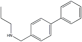 [(4-phenylphenyl)methyl](propyl)amine Struktur