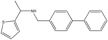 [(4-phenylphenyl)methyl][1-(thiophen-2-yl)ethyl]amine Struktur