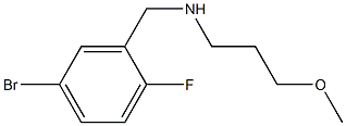 [(5-bromo-2-fluorophenyl)methyl](3-methoxypropyl)amine Struktur