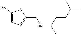 [(5-bromofuran-2-yl)methyl](5-methylhexan-2-yl)amine Struktur